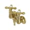 Kingston Brass AE37T7 3-3/8 Inch Wall Mount Tub Faucet, Brushed Brass AE37T7 - alternate 1